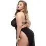 Lapdance Plus Size Black Long Lace Gown Lapdance Plus Size Black Long Lace Gown