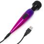 Worldgirl Deluxe Rechargeable Mini Metallic Massage Wand Vibrator