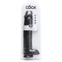 King Cock Mega Girthy Realistic Black Suction Cup Dildo 14 Inch