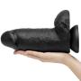 King Cock Mega Chubby Realistic Black Suction Cup Dildo 7 Inch