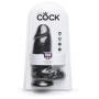 King Cock Mega Chubby Realistic Black Suction Cup Dildo 7 Inch