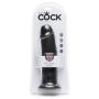 King Cock Extra Girthy Ultra Realistic Black Suction Cup Dildo 9.5 Inch