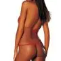 Shirley of Hollywood Red Peek-A-Boo Lace Crotchless Body