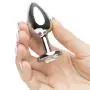 Worldgirl Jewelled Metal Beginner's Butt Plug 2.5 Inch