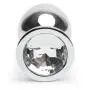 Worldgirl Jewelled Metal Medium Butt Plug 3 Inch 