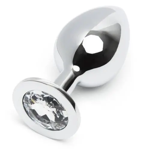 Worldgirl Jewelled Metal Large Butt Plug 3.5 Inch