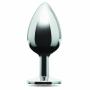 Worldgirl Jewelled Metal Large Butt Plug 3.5 Inch