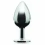 Worldgirl Jewelled Metal Large Butt Plug 3.5 Inch