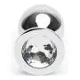 Worldgirl Jewelled Metal Large Butt Plug 3.5 Inch