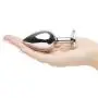 Worldgirl Jewelled Metal Large Butt Plug 3.5 Inch