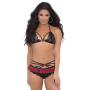 Escante Black Lace Schoolgirl Bra Set 