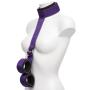 Purple Reins Collar-to-Wrist Restraint