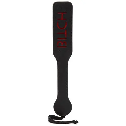 Bondage Boutique Leather BITCH Paddle Bondage Boutique Leather BITCH Paddle