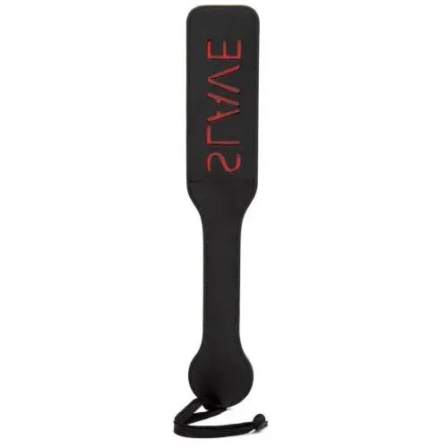 Bondage Boutique Leather SLAVE Paddle Bondage Boutique Leather SLAVE Paddle
