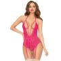 Seven 'til Midnight Hot Pink Strappy Deep Plunge Body