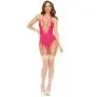 Seven 'til Midnight Hot Pink Strappy Deep Plunge Body