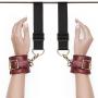 Bondage Boutique Faux Snakeskin Over-the-Door Cuffs Bondage Boutique Faux Snakeskin Over-the-Door Cuffs