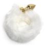 EasyToys Small Aluminium Faux Fur Arctic Fox Tail Butt Plug EasyToys Small Aluminium Faux Fur Arctic Fox Tail Butt Plug