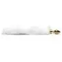 EasyToys Small Aluminium Faux Fur Arctic Fox Tail Butt Plug