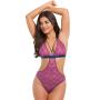 Worldgirl Free Spirit Pink Lace Cut-Out Strappy Body