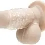 Stimulation Enhancer Clear Textured Penis Sleeve Stimulation Enhancer Clear Textured Penis Sleeve
