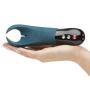 Fun Factory Manta Rechargeable Blue Vibrating Male Stroker