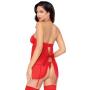 Seven 'til Midnight Red Underboob Cut-Out Babydoll Set