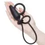 Dr Joel Kaplan Classic Silicone Butt Plug with Double Cock Ring Dr Joel Kaplan Classic Silicone Butt Plug with Double Cock Ring