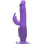 Rotating Gyrating Realistic Rabbit Vibrator with Suction Cup