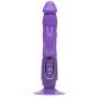 Rotating Gyrating Realistic Rabbit Vibrator with Suction Cup