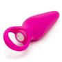 Rechargeable Vibrating Finger Ring Butt Plug 3.5 Inch