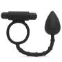 5 Function Silicone Cock Ring and Butt Plug 5 Function Silicone Cock Ring and Butt Plug