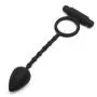 5 Function Silicone Cock Ring and Butt Plug 5 Function Silicone Cock Ring and Butt Plug