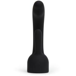 Doxy Number 3 Black Silicone Rabbit Wand Attachment 