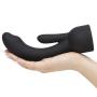 Doxy Number 3 Black Silicone Rabbit Wand Attachment 