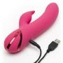 California Dreaming San Francisco Rechargeable Stroking Rabbit Vibrator