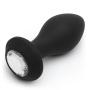 Power Gem Rechargeable Vibrating Silicone Butt Plug 3 Inch Power Gem Rechargeable Vibrating Silicone Butt Plug 3 Inch