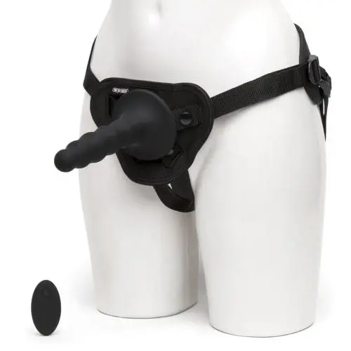 Doc Johnson Vac-U-Lock Remote Control Ribbed 6 Inch Strap-On Harness Kit Doc Johnson Vac-U-Lock Remote Control Ribbed 6 Inch Strap-On Harness Kit