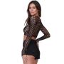 Dreamgirl Black Convertable Crotchless Bodystocking