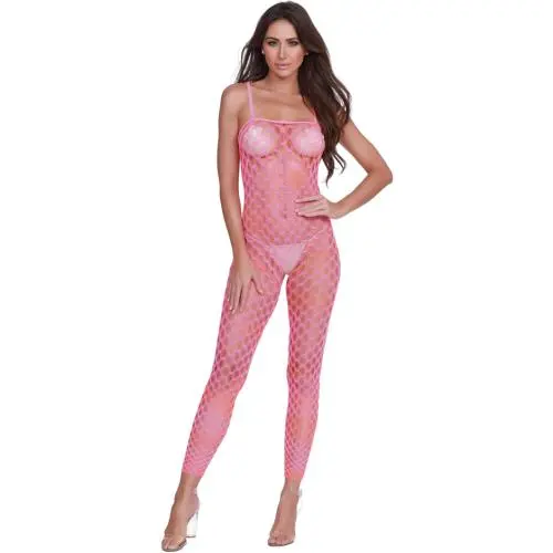Dreamgirl Neon Convertable Crotchless Bodystocking