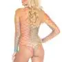 Leg Avenue Rainbow Fence Net Long Sleeved Body