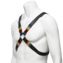 Bondage Boutique Rainbow and Leather Harness