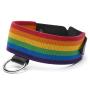 Bondage Boutique Rainbow and Leather Collar Bondage Boutique Rainbow and Leather Collar