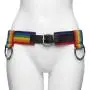 Bondage Boutique Rainbow and Leather Bondage Belt Bondage Boutique Rainbow and Leather Bondage Belt