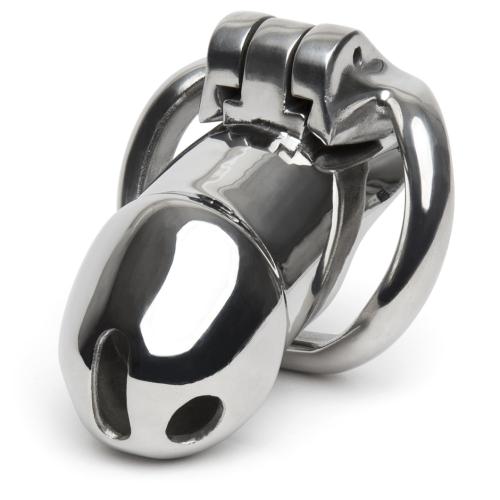 Master Series Rikers Stainless Steel Locking Chastity Cage