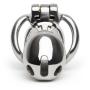 Master Series Rikers Stainless Steel Locking Chastity Cage