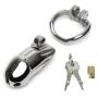 Master Series Rikers Stainless Steel Locking Chastity Cage