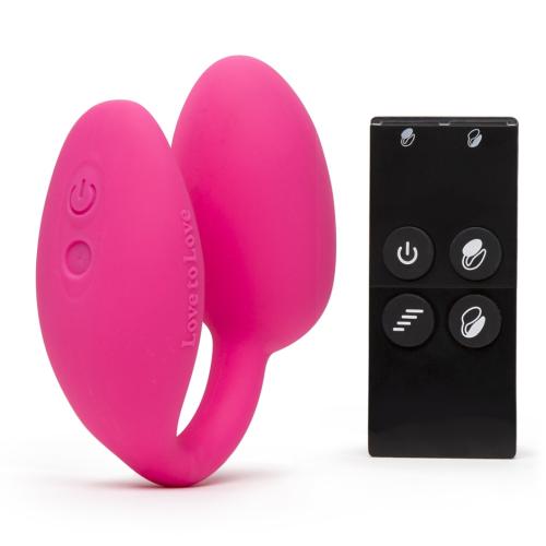 Wonderlove Remote Control Vibrating Egg with Clitoral Stimulator