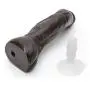 Doc Johnson Black Thunder Realistic Vac-U-Lock Dildo 9 Inch