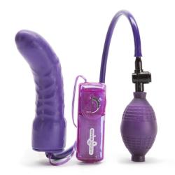 Inflatable Vibrating G-Spot Pleaser 6 Inch